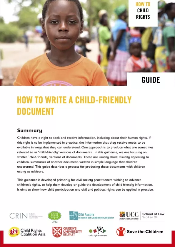 How to Write a Child-Friendly Document?