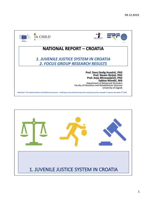 National Report of Croatia