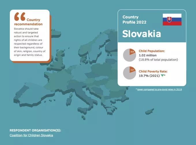 Slovakia - Country Profile 2022 on children in need