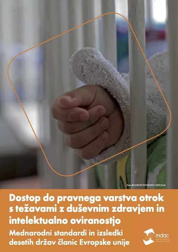 Dostop do pravnega varstva otrok s težavami z duševnim zdravjem in intelektualno oviranostjo