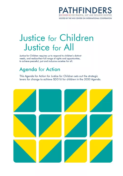 Justice for Children, Justice for All: Agenda for Action